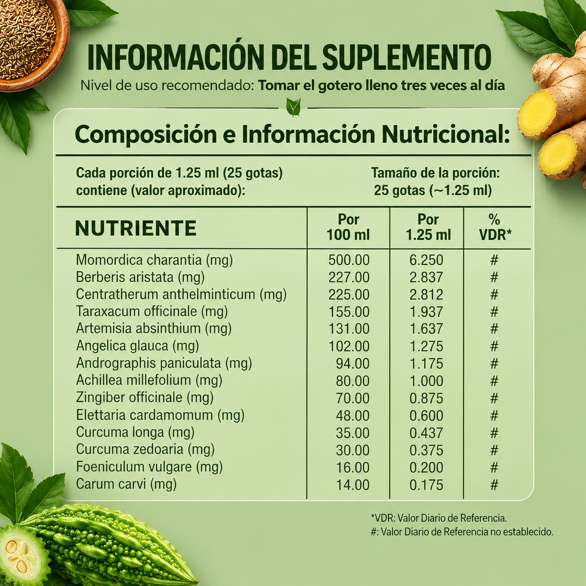 BITTER DROPS™ | Gotas Herbales para Digestión y Control de Peso